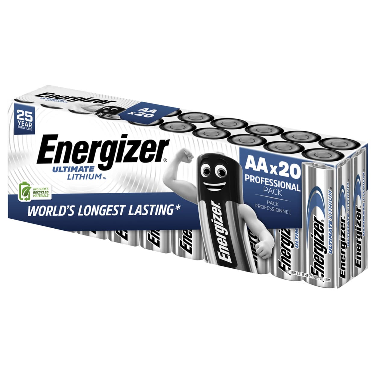 Piles AA Energizer Ultimate Lithium L91 Mignon – La solution d'alimentation ultime pour les professionnels dans un pack de 20